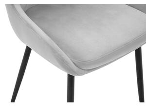Čalúnená stolička FYRA sivá