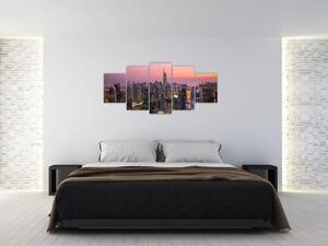 Obraz nočného mesta (Obraz 150x70cm)