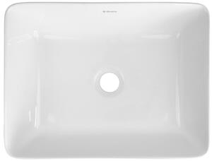 Deante Jasmin umývadlo 40x30 cm obdĺžnik pultové umývadlo biela CDJ_6U4S