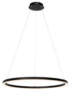 Závesné svietidlo čierne 80 cm vrátane LED 3-stupňovo stmievateľné - Girello