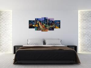 Obraz mesta v pohybe (Obraz 150x70cm)