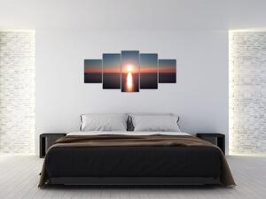 Obraz zapadajúceho slnka (Obraz 150x70cm)