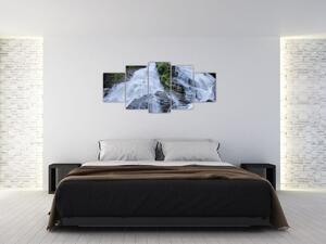 Obraz s vodopádmi na stenu (Obraz 150x70cm)