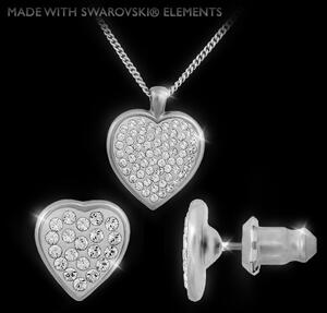Swarovski-Crystals Súprava Amor s kryštálmi Made with Swarovski crystals