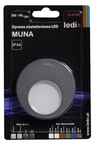 Zamel 02-111-31 svietidlo LED na omietku LEDIX MUNA 14V DC, grafit, studená biela, IP44