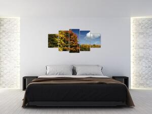 Jesenná krajina, obraz (Obraz 150x70cm)