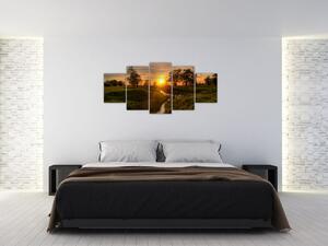Západ slnka v údolí rieky, obraz (Obraz 150x70cm)