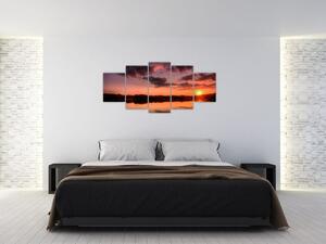 Obraz západu slnka (Obraz 150x70cm)