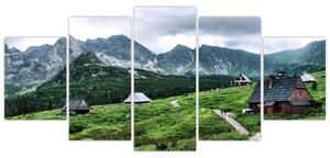 Údolie hôr - obraz (Obraz 150x70cm)