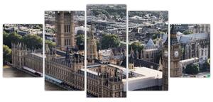 Britský parlament, obraz (Obraz 150x70cm)