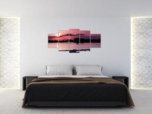 Západ slnka na vode, obraz (Obraz 150x70cm)
