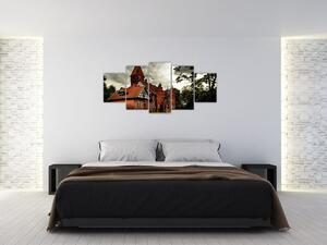 Tehlový dom - obraz (Obraz 150x70cm)
