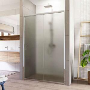 Mereo Lima, zasúvacie dvojdielne sprchové dvere 100x190, 6mm Point sklo, chrómový profil, MER-CK80402K