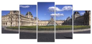 Múzeum Louvre - obraz (Obraz 150x70cm)