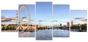 Londýnske oko (London eye) - obraz do bytu (Obraz 150x70cm)