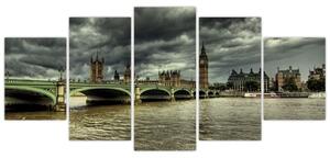 Londýnsky Big Ben - obrazy (Obraz 150x70cm)