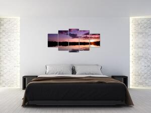 Západ slnka na vode - obraz na stenu (Obraz 150x70cm)