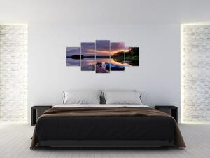 Obraz jazera (Obraz 150x70cm)