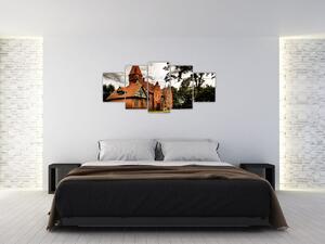 Tehlový dom - obraz (Obraz 150x70cm)