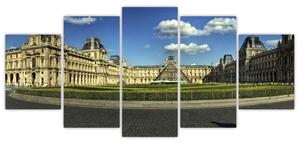 Múzeum Louvre - obraz (Obraz 150x70cm)