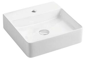Mereo, Vigo, kúpeľňová skrinka s keramickým umývadlom, 33x29x71 cm, biela, MER-CN350