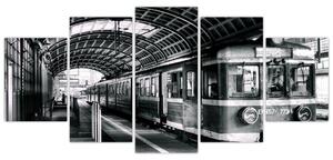 Obraz vlakovej stanice (Obraz 150x70cm)