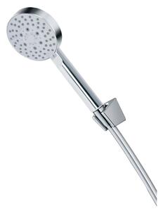 Mereo, Vaňový set: päťpolohová sprcha, šedostrieborná hadica, držiak sprchy, MER-CB469G