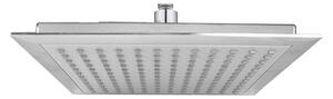 Mereo, Sprchová súprava Quatro, plastová hlavová sprcha a jednopolohová ručná sprcha vrátane batérie Zuna, MER-CB609Z