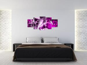 Obraz - fialový dym (Obraz 150x70cm)