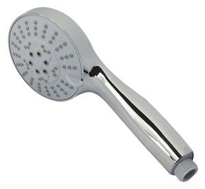 Mereo, Sprchová súprava,päťpolohová sprcha, dvojzámková nerez hadica, nastaviteľný držiak, plast/chróm, MER-CB900R