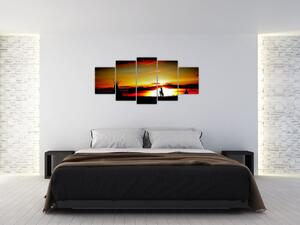 Obraz západu slnka (Obraz 150x70cm)