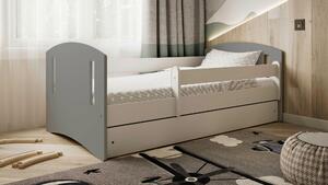 POSTEĽ PRE DETI A MLÁDEŽ 80/160 cm, sivá, biela MID.YOU - Detské izby, Online Only