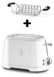 Novis Toaster T2 (bielý) + mriežka na zapekanie pečiva ZADARMO