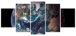 Zemeguľa - obraz (Obraz 150x70cm)
