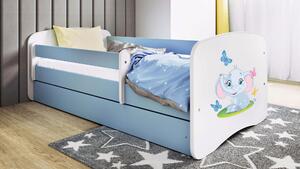 POSTEĽ PRE DETI A MLÁDEŽ 80/160 cm, modrá, biela MID.YOU - Detské izby, Online Only