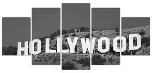 Nápis Hollywood - obraz (Obraz 150x70cm)