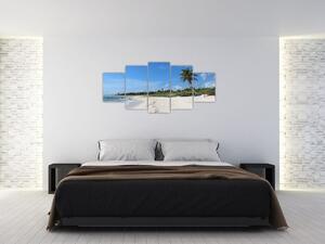 Exotická pláž - obraz (Obraz 150x70cm)