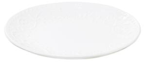 Dezertný tanier SYLIA biely s ornamentom SS23 844015