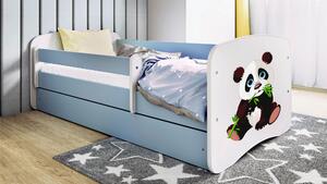 POSTEĽ PRE DETI A MLÁDEŽ 80/160 cm, modrá, biela MID.YOU - Detské izby, Online Only
