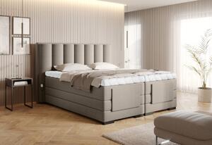 Čalúnená posteľ VERESO, 160x200, velvetmat 24