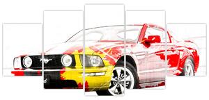 Auto Ford Mustang - obraz (Obraz 150x70cm)