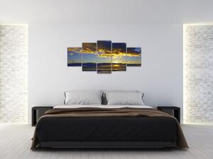 Západ slnka na mori - obraz na stenu (Obraz 150x70cm)
