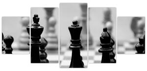 Šachovnica - obraz (Obraz 150x70cm)
