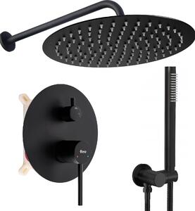 Podomietkový Sprchový Set REA FOSS CLIF Black