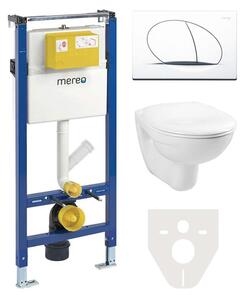Mereo, WC komplet pre sádrokartón s príslušenstvom, MER-MM02SET