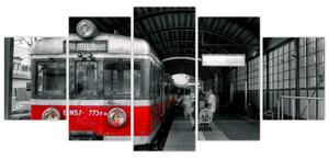 Historický vlak - obraz na stenu (Obraz 150x70cm)