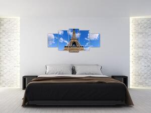 Eiffelova veža - moderný obraz (Obraz 150x70cm)