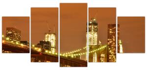 Brooklyn Bridge - obraz (Obraz 150x70cm)