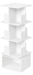OTOČNÝ REGÁL, biela, 40/124,6/40 cm Boxxx - Kancelárske regály, Online Only