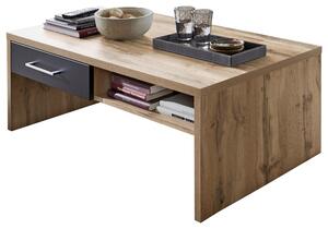 KONFERENČNÝ STOLÍK, čierna, starobylý dub, kompozitné drevo, 110/40/64 cm Hom`in - Stolíky do obývačky